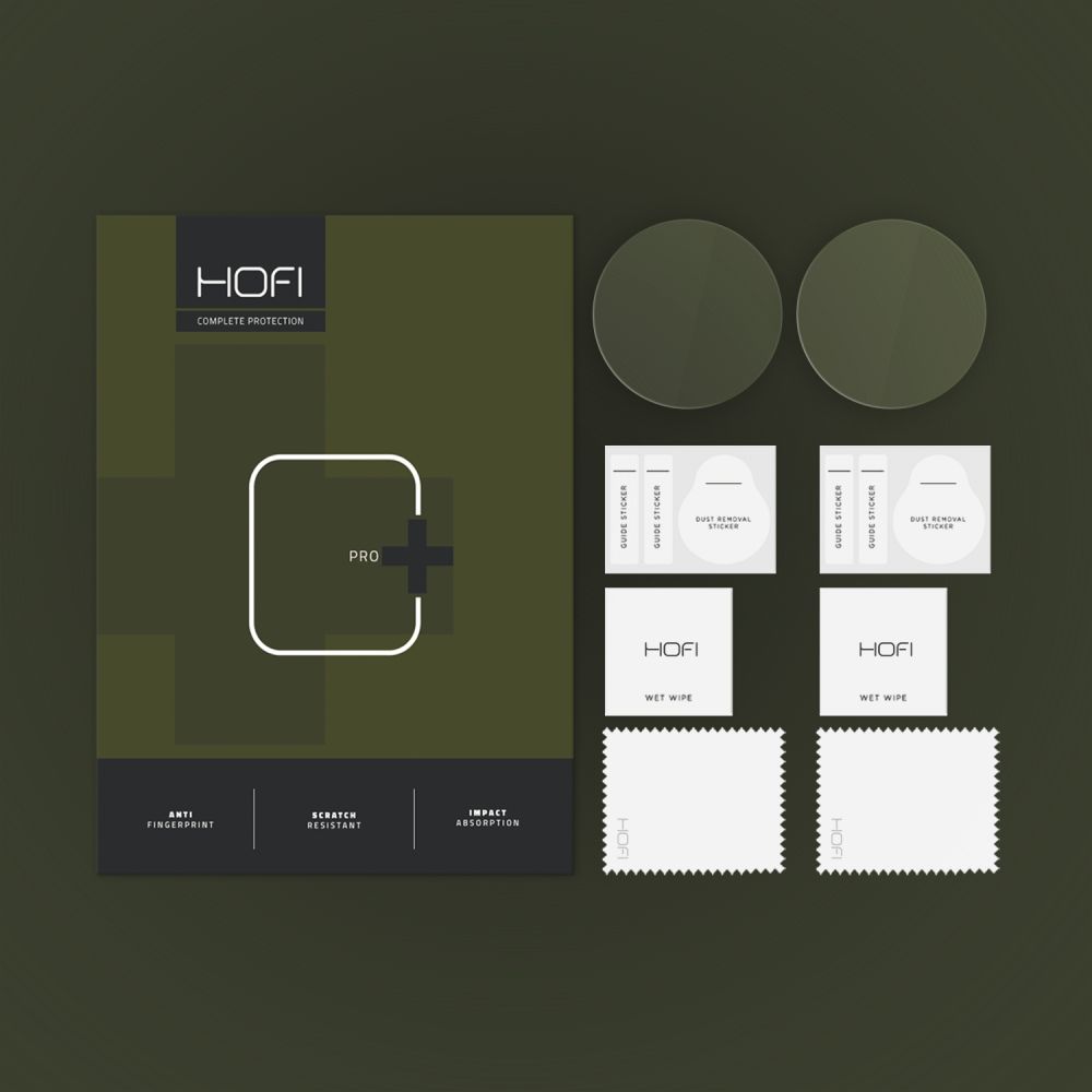 Hofi GLASS FIT+ 2-pack για Huawei WATCH GT 5 (41 MM)