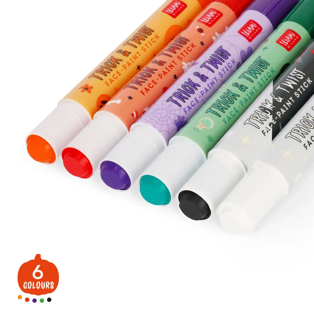 Legami Halloween Face Paint Sticks (6 τμχ) - Trick & Twist