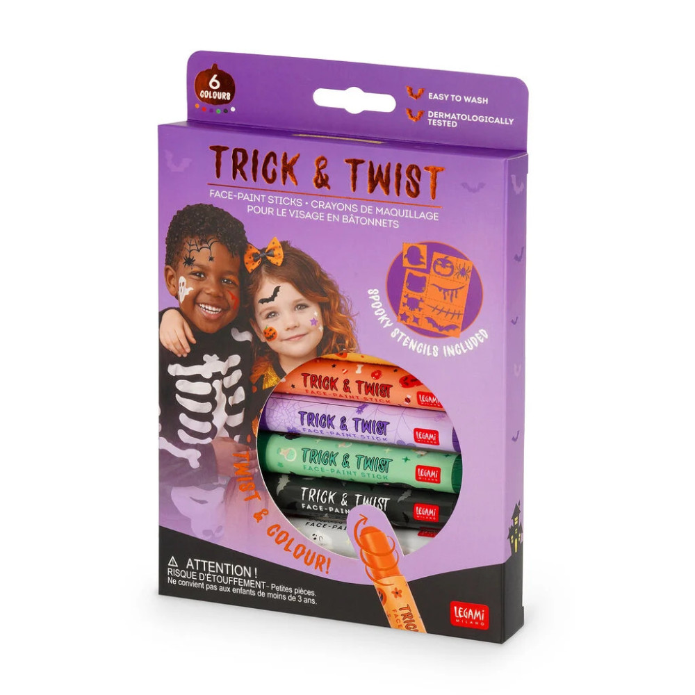 Legami Halloween Face Paint Sticks (6 τμχ) - Trick & Twist