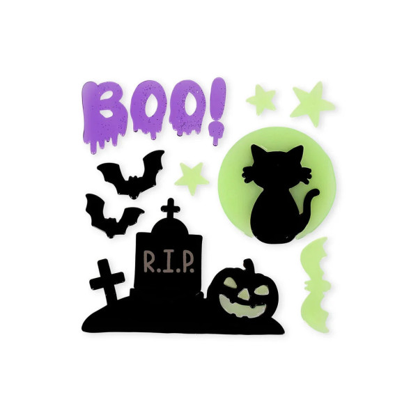 Legami Halloween Σετ 13 Αυτοκόλλητα για Παράθυρα - Windo-Glow