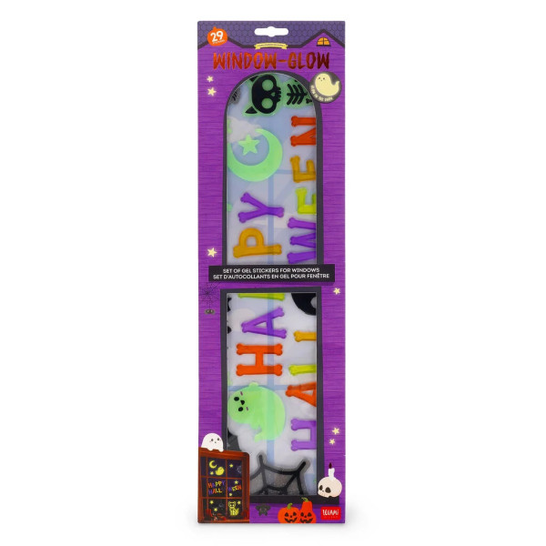 Legami Halloween Σετ 29 Αυτοκόλλητα για Παράθυρα - Windo-Glow