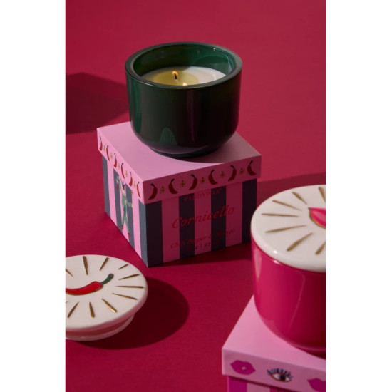 Paddywax Charmed Γυάλινο Κερί Σόγιας With Chili Lid - Chili Pepper & Mango