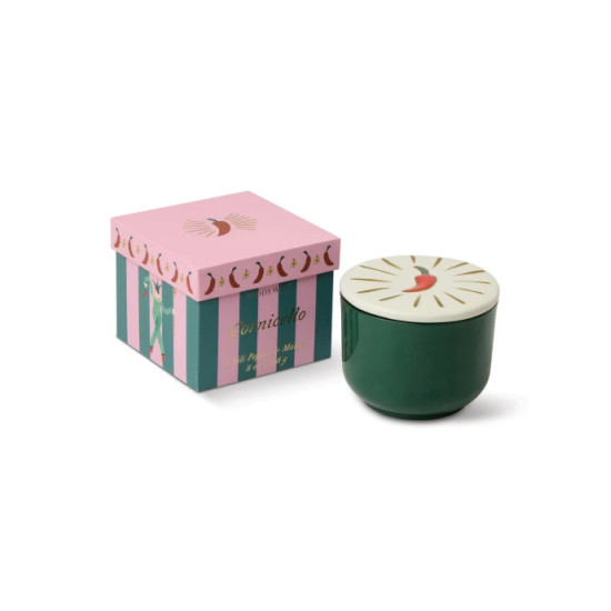 Paddywax Charmed Γυάλινο Κερί Σόγιας With Chili Lid - Chili Pepper & Mango