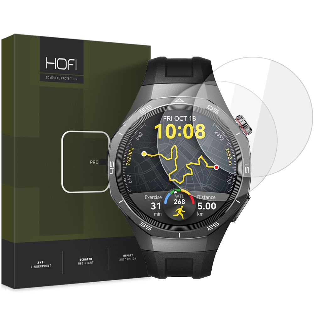Hofi GLASS FIT+ 2-pack για Huawei WATCH GT 5 (46 MM)