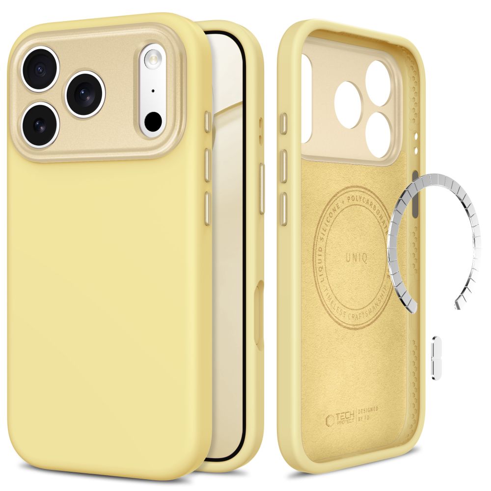 Tech-Protect Θήκη Uniq Magmat Magsafe CC για iPhone 17 Pro / 18 Pro (Mellow Yellow)