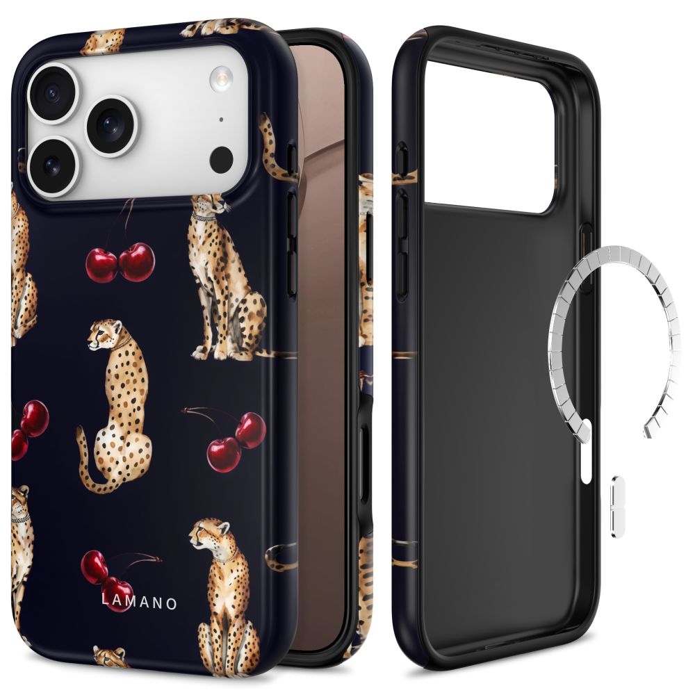 Tech-Protect Θήκη Lamano Magsafe για iPhone 17 Pro / 18 Pro (Midnight Cherry)