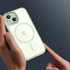 Tech-Protect Θήκη Magmat Magsafe για iPhone 15 (Green/Clear)