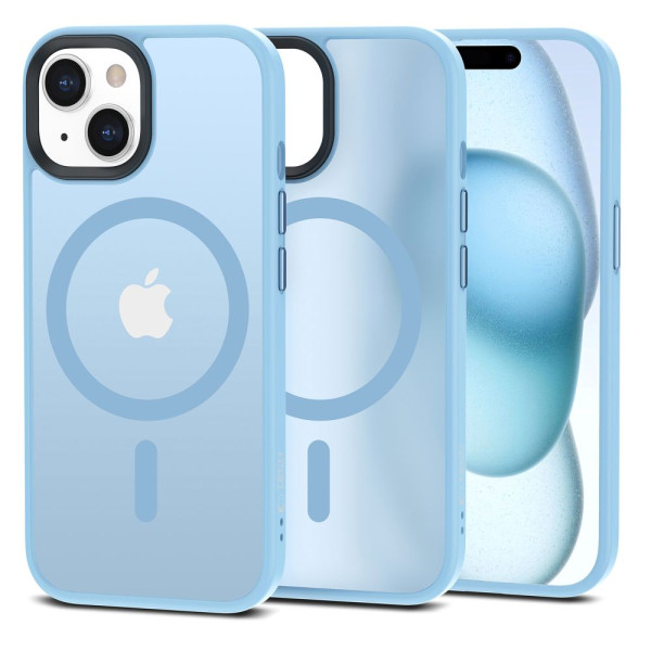 Tech-Protect Θήκη Magmat Magsafe για iPhone 15 (Matte Sky Blue)