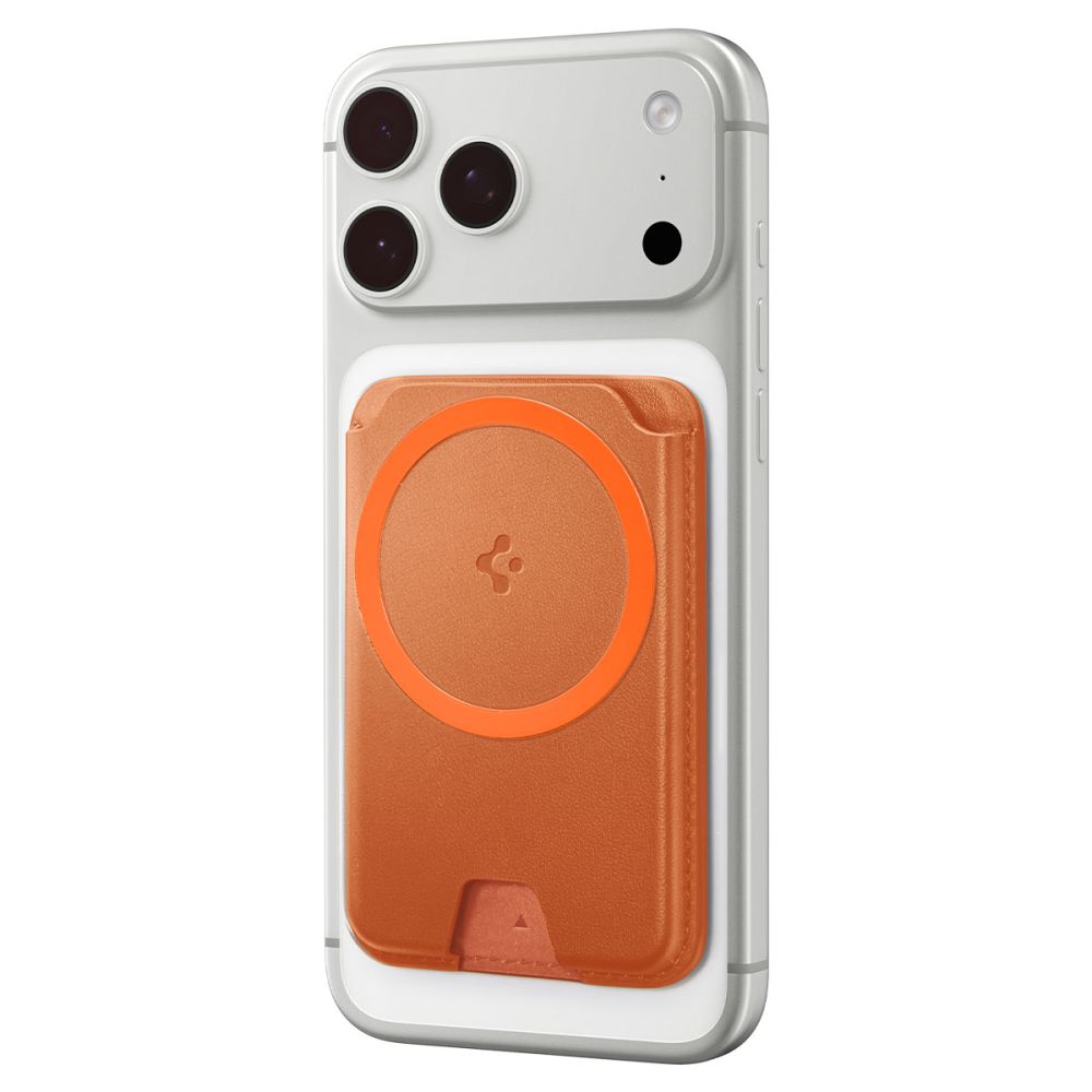 Spigen Valentinus MAGFIT+ Magsafe Card Holder Θήκη Καρτών Metallic Orange) 