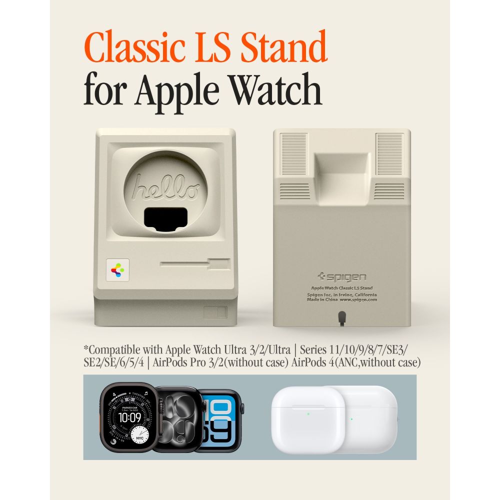 Spigen CLASSIC LS STAND STONE για φορτιστή Apple Watch