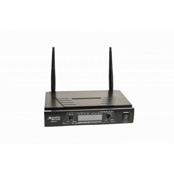 Audio Club WM20D Ασύρματα Μικρόφωνα Dual Wireless UHF Microphone System