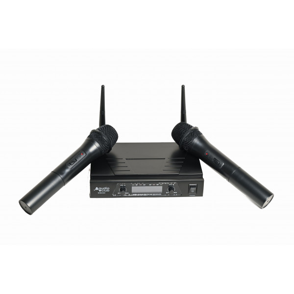 Audio Club WM20D Ασύρματα Μικρόφωνα Dual Wireless UHF Microphone System