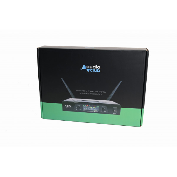 Audio Club WM20D Ασύρματα Μικρόφωνα Dual Wireless UHF Microphone System