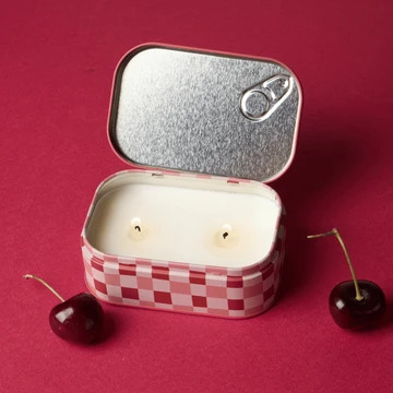 Paddywax Bistro Cherry Φυτικό Κερί 127gr σε Μεταλλικό Δοχείο Κονσέρβα - Smoked Cherry
