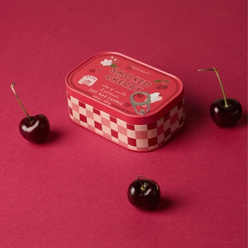 Paddywax Bistro Cherry Φυτικό Κερί 127gr σε Μεταλλικό Δοχείο Κονσέρβα - Smoked Cherry