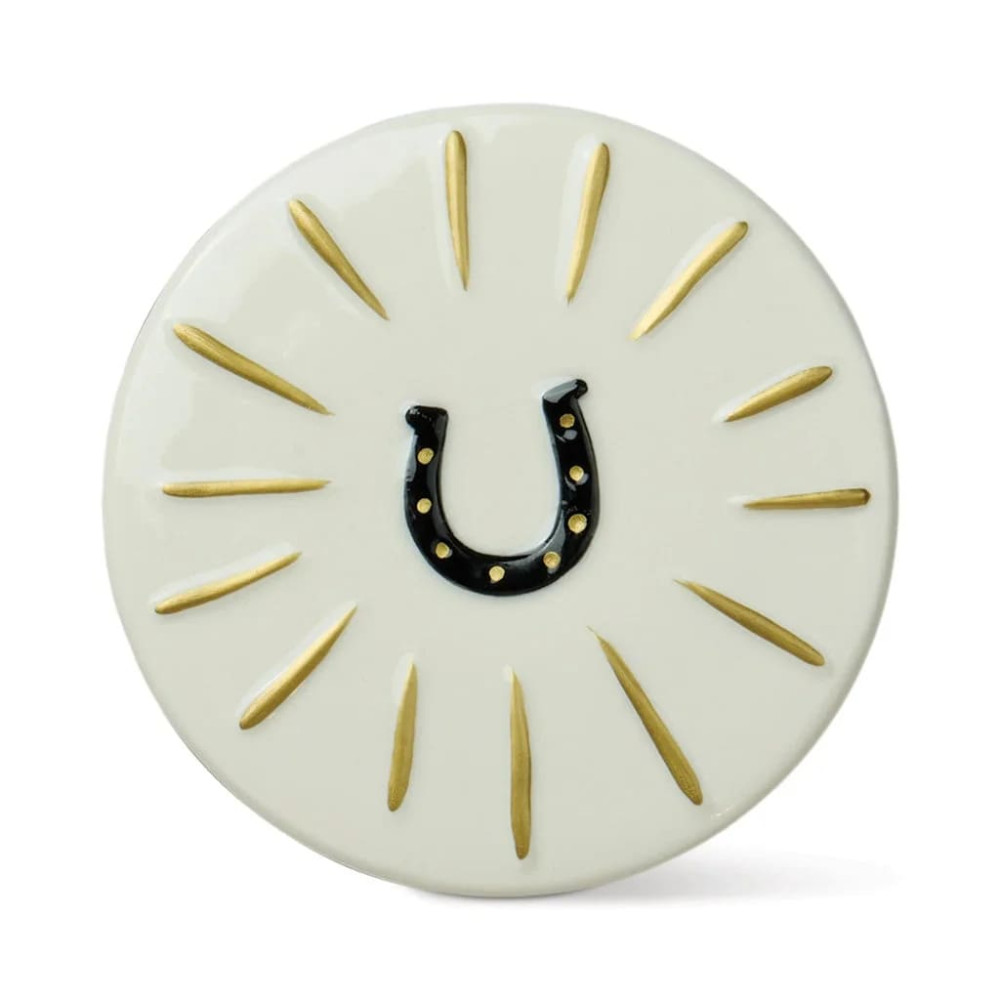 Paddywax Charmed Γυάλινο Κερί Σόγιας With Horseshoe Lid - Tabac & Pine