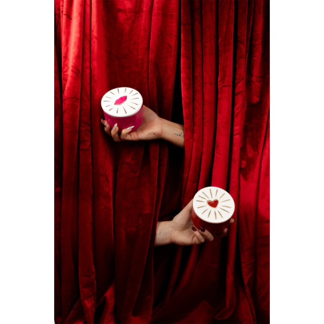 Paddywax Charmed Γυάλινο Κερί Σόγιας With Heart Lid - Wild Fig & Rose