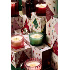 Paddywax Christmas 127gr Ριγωτό Πράσινο Κερί Σόγιας - Balsam Fir