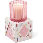 Paddywax Christmas 127gr Ριγωτό Πράσινο Κερί Σόγιας - Pink Peppermint