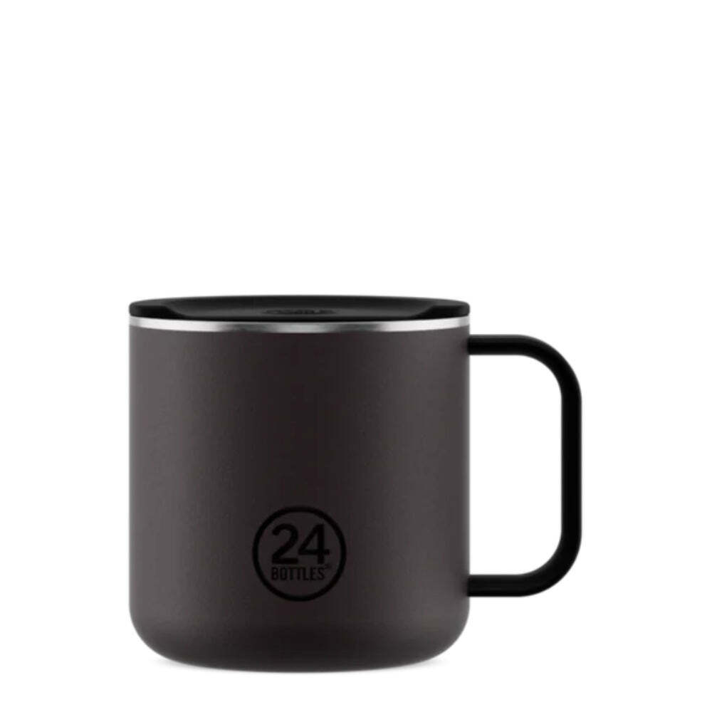 24Bottles Casa Mug Ανοξείδωτη Κούπα Θερμός 0.34lt (Tuxedo Black)