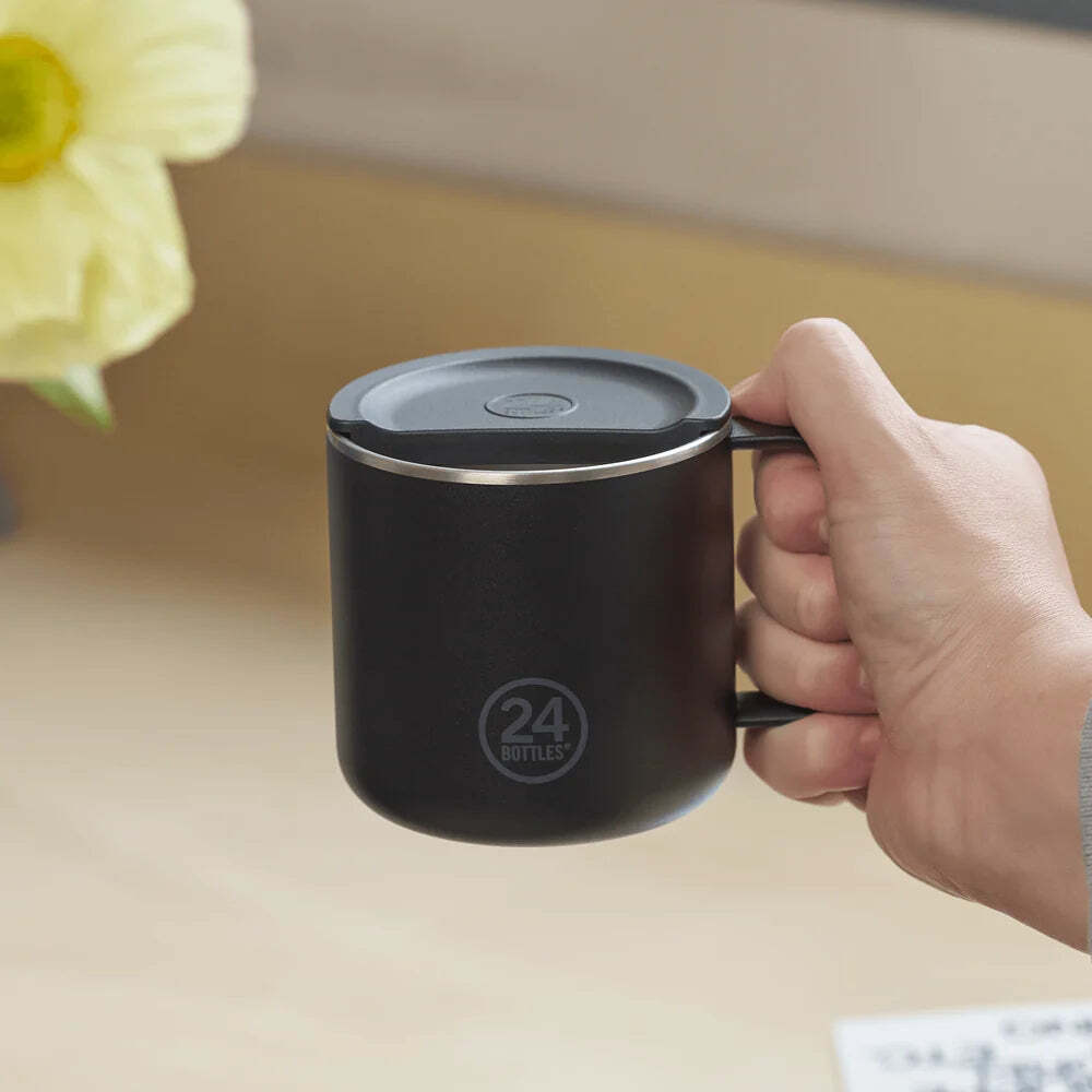 24Bottles Casa Mug Ανοξείδωτη Κούπα Θερμός 0.34lt (Tuxedo Black)