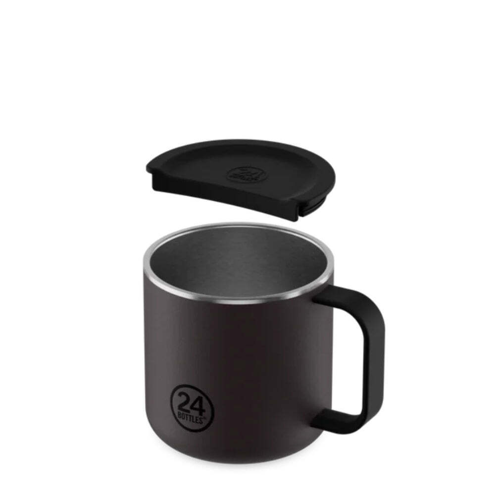 24Bottles Casa Mug Ανοξείδωτη Κούπα Θερμός 0.34lt (Tuxedo Black)