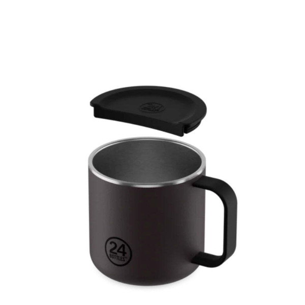 24Bottles Casa Mug Ανοξείδωτη Κούπα Θερμός 0.34lt (Tuxedo Black)