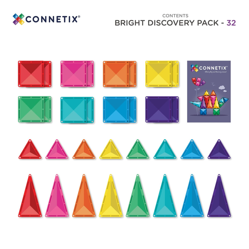 Connetix Bright Discovery Pack 32 τμχ