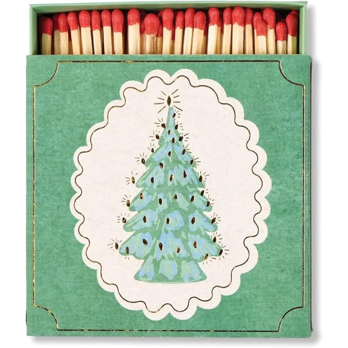 Paddywax Square 125 Σπίρτα Ασφαλείας 11cm - Christmas Tree