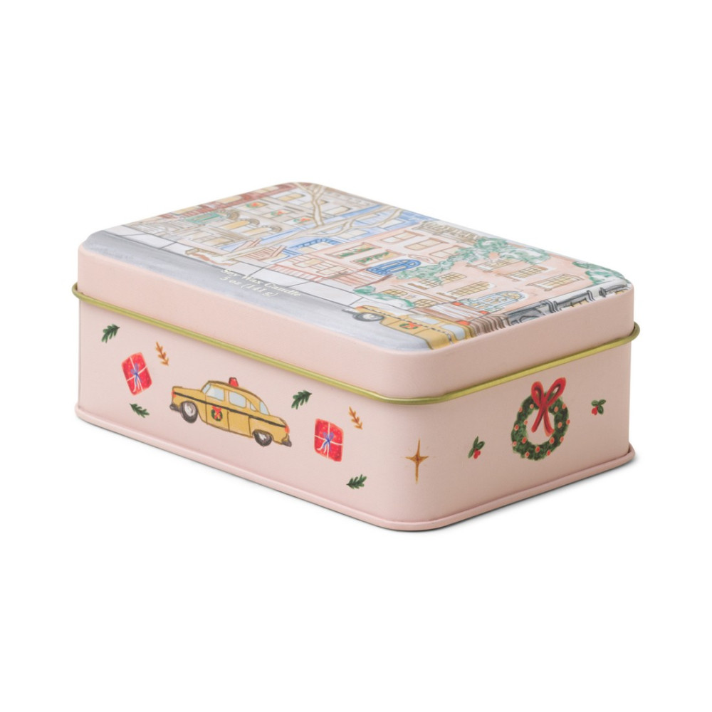 Paddywax Christmas Tin Tangerine & Clove Κερί Σόγιας σε Μεταλλικό Δοχείο 141g - Brownstone