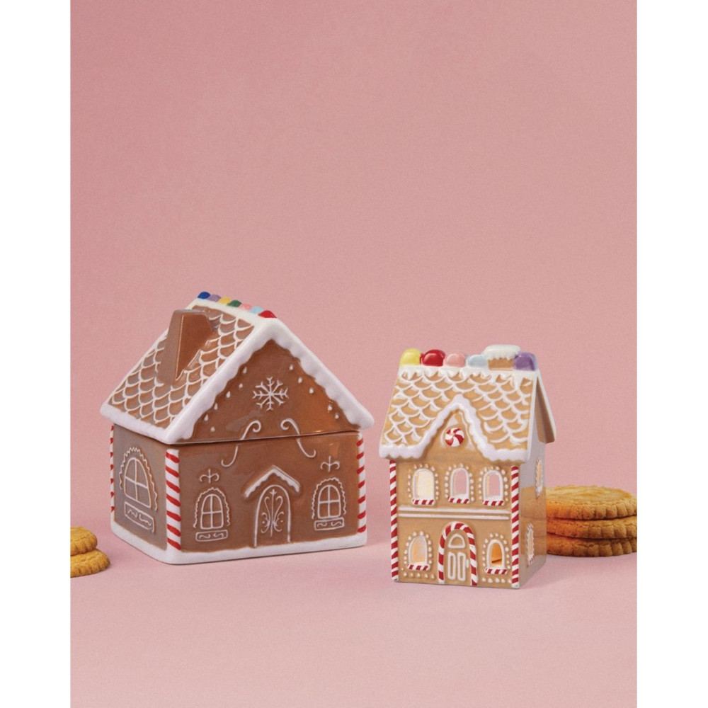 Paddywax Gingerbread Φυτικό Κερί σε Κεραμικό Σπιτάκι 270g - Gingerbread