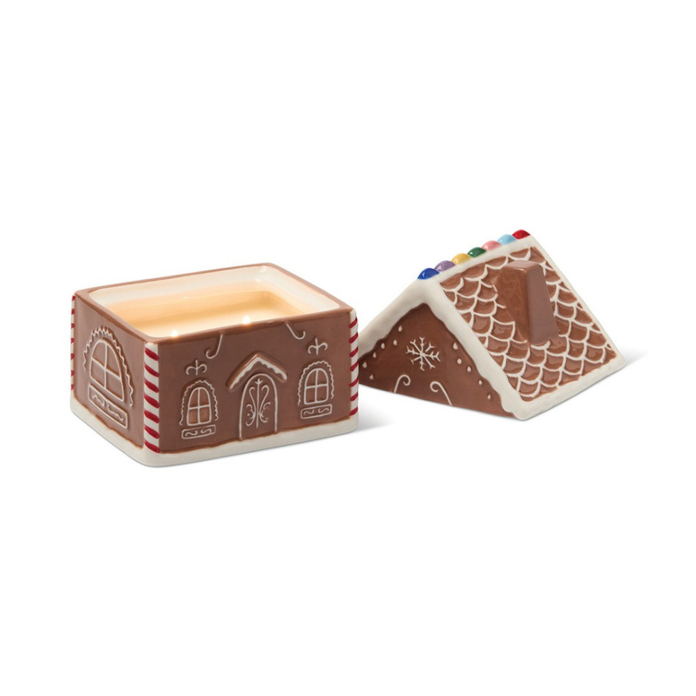 Paddywax Gingerbread Φυτικό Κερί σε Κεραμικό Σπιτάκι 270g - Gingerbread