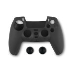 Spartan Gear Controller Silicon Skin Cover & Thumb Grips για PS5 (Μαύρο)