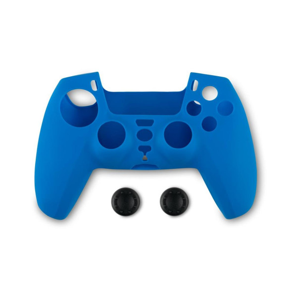 Spartan Gear Controller Silicon Skin Cover & Thumb Grips για PS5 (Μπλε)