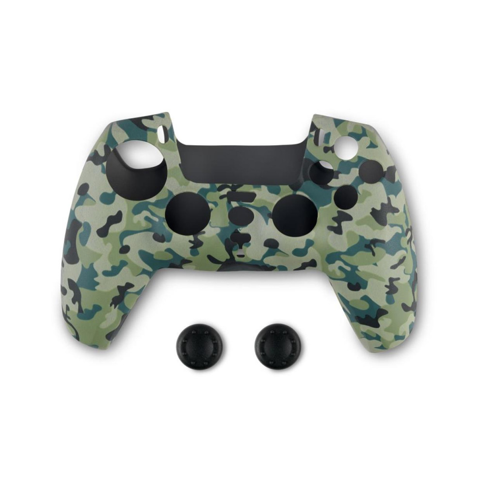 Spartan Gear Controller Silicon Skin Cover & Thumb Grips για PS5 (Camo)