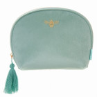 Danielle Creations Μεγάλο Bελούδινο Βεραμάν Νεσεσέρ Bee Make-up Bag 25x20x8cm - By Upper Canada