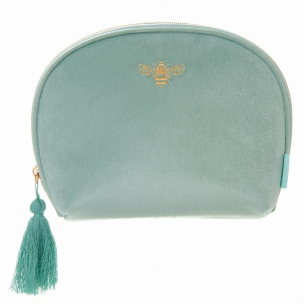 Danielle Creations Μεγάλο Bελούδινο Βεραμάν Νεσεσέρ Bee Make-up Bag 25x20x8cm - By Upper Canada