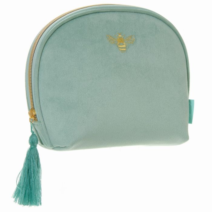 Danielle Creations Μεγάλο Bελούδινο Βεραμάν Νεσεσέρ Bee Make-up Bag 25x20x8cm - By Upper Canada