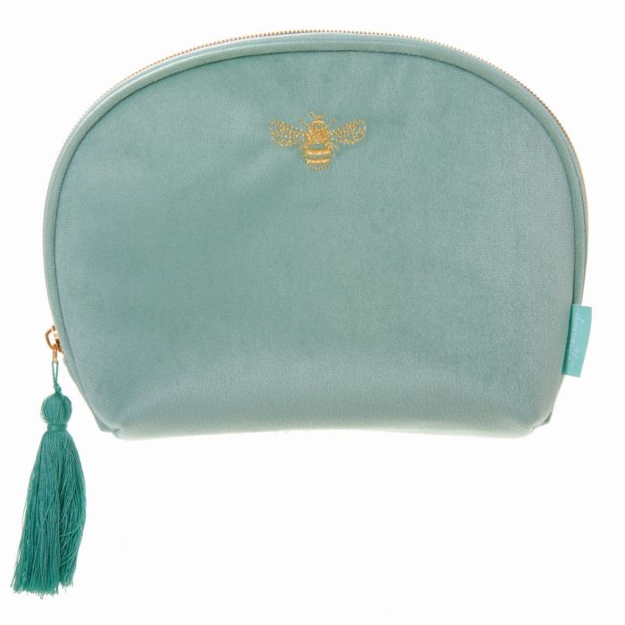 Danielle Creations Μεγάλο Bελούδινο Βεραμάν Νεσεσέρ Bee Make-up Bag 25x20x8cm - By Upper Canada