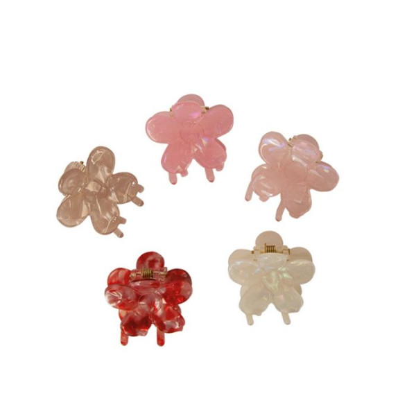 Danielle Creation Σετ με 5 Μίνι Κλάμερ Μαλλιών Flowers Claw Clips - By Upper Canada