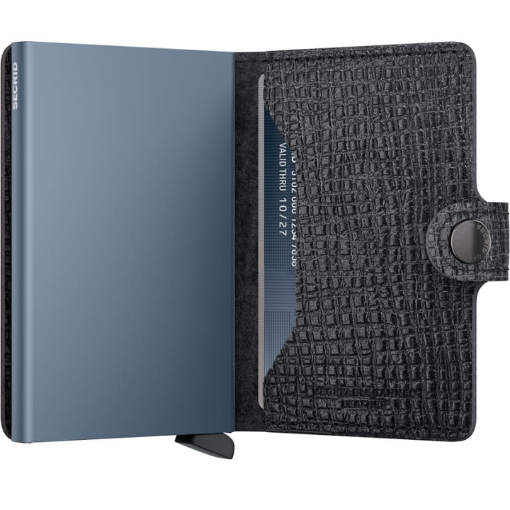 Secrid Miniwallet Πορτοφόλι Palmellato Leather (Black)