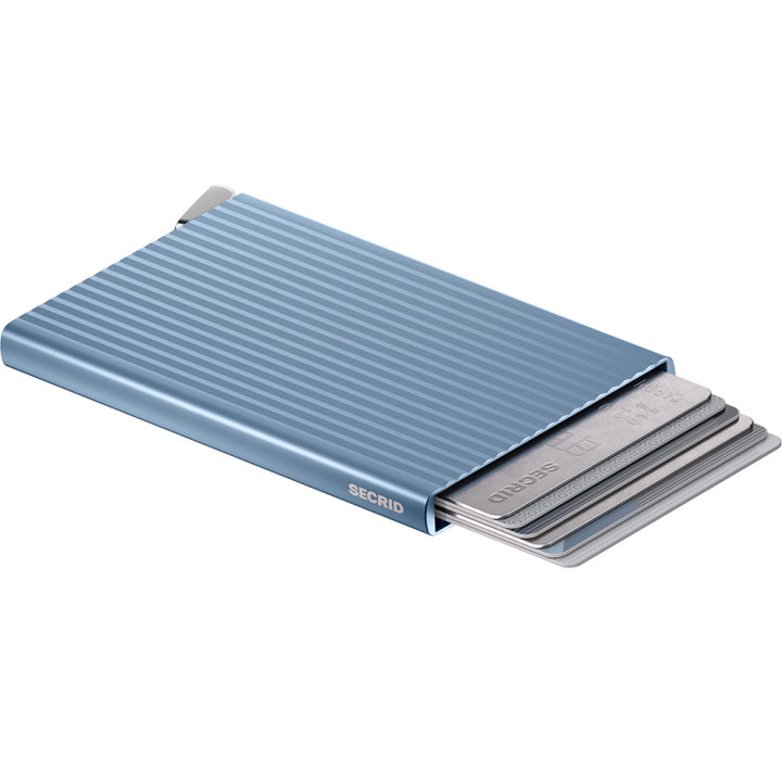 Secrid Premium Πορτοφόλι Καρτών Cardprotector Fluted Ice Blue +