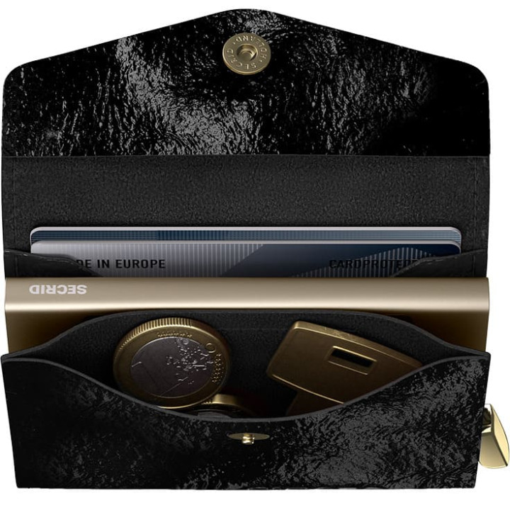 Secrid Premium Envelope Πορτοφόλι Naplak Black +