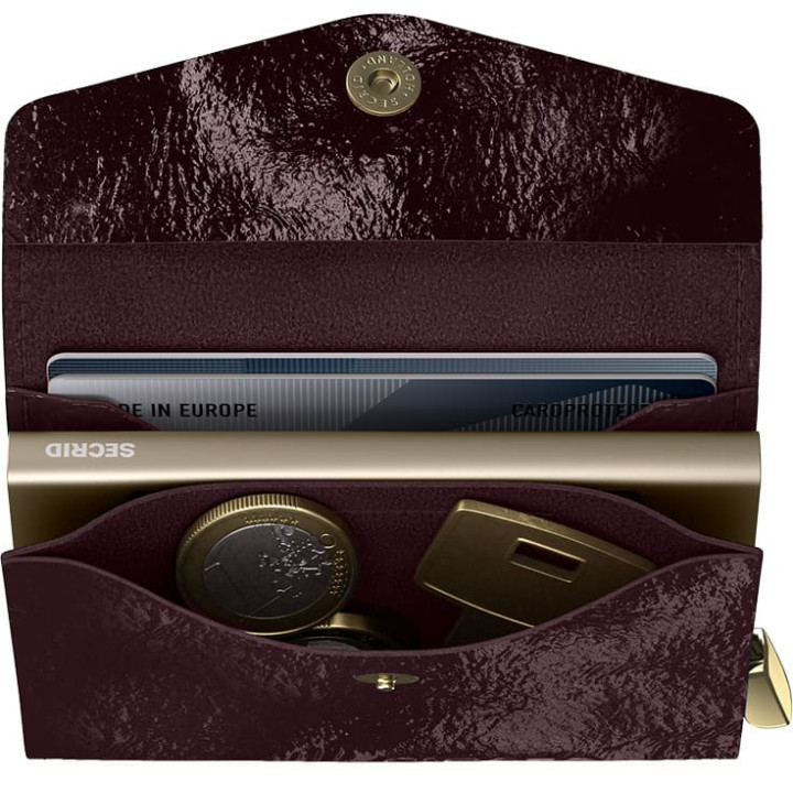 Secrid Premium Envelope Πορτοφόλι Naplak Plum +
