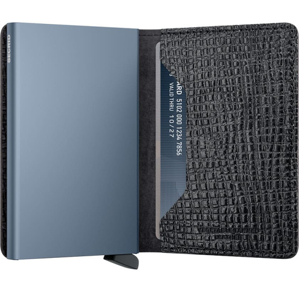 Secrid Slimwallet Πορτοφόλι Palmellato Leather (Black)