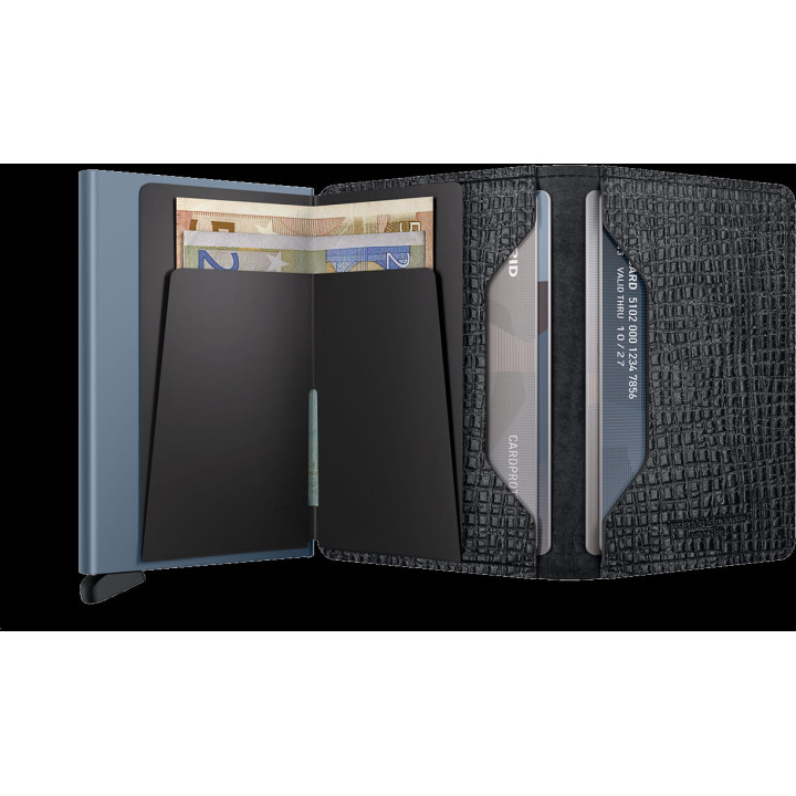 Secrid Slimwallet Πορτοφόλι Palmellato Leather (Black)