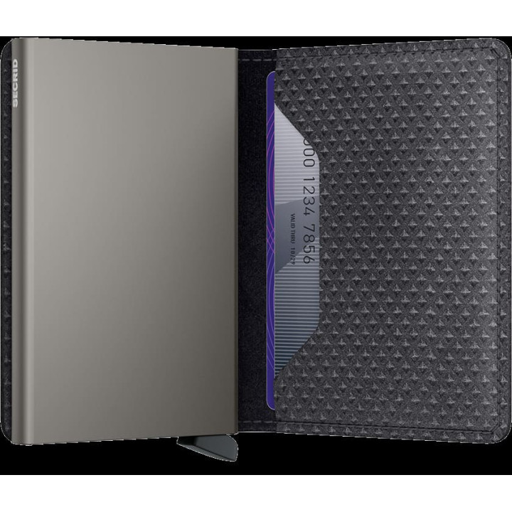 Secrid Slimwallet Πορτοφόλι Pyramid (Grey)