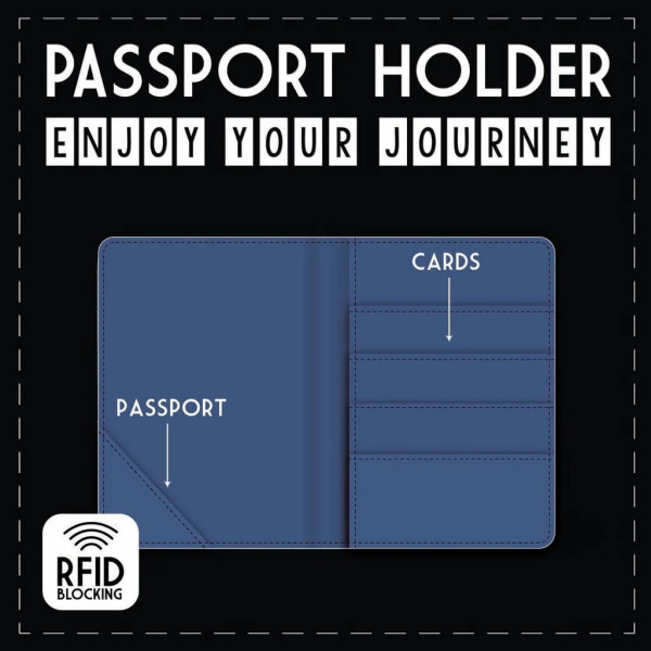 Legami PH0038 Θήκη Διαβατηρίου Passport Holder - Stars