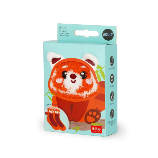 Legami Αντιολισθητικές κάλτσες για ενήλικες - Red Panda - It's a Match!