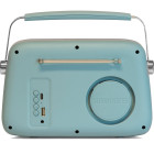 Φορητό ραδιόφωνο Retro με Bluetooth, USB & FM 30W - Madison Freesound VR40 (Μπλε Ματ)